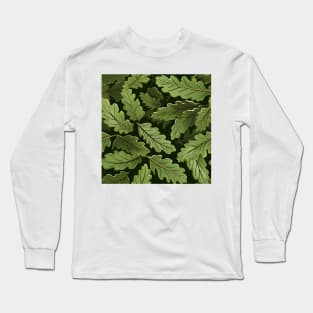 Green Leaves Pattern 20 Long Sleeve T-Shirt